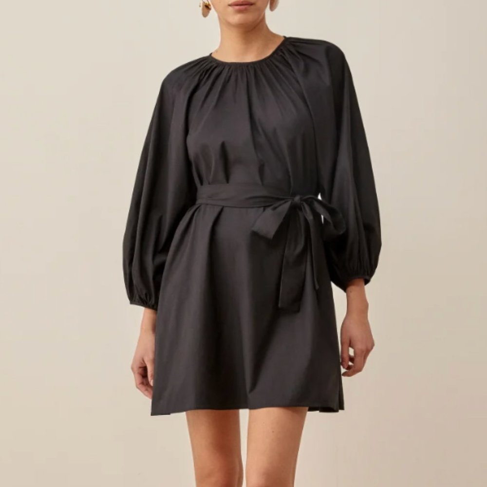 Reformation - Rennae Dress - Mini Puff Sleeve